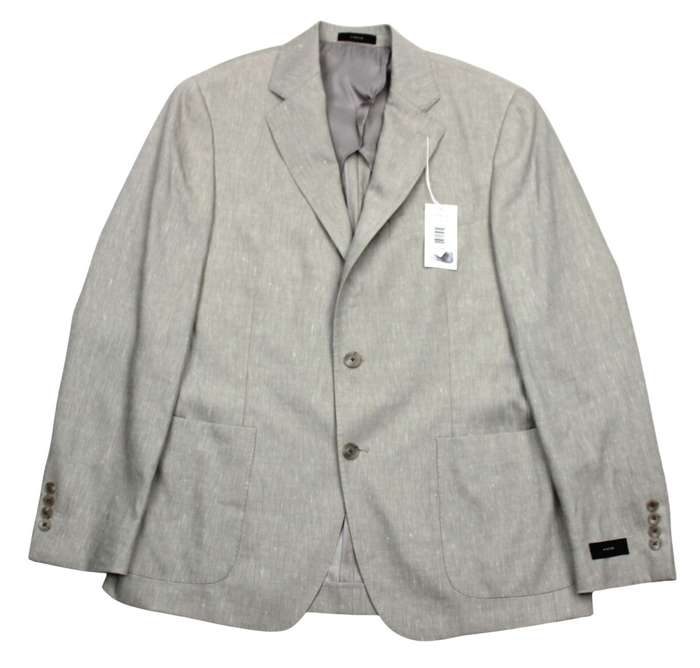 Vince Sport Coat 38 R Mens Light Tan Linen Wool Drago Slim Blazer Canada
